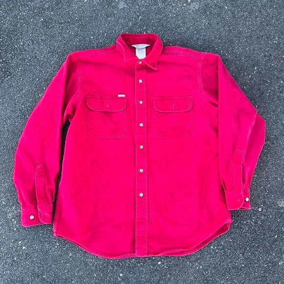 Carhartt Other - 1990s Carhartt Western Style Button up size L